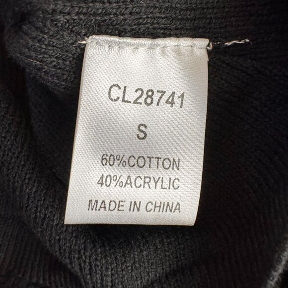 2/$18 Sale!  Pink Lily Crochet Mini Skirt Womens‎ S Black Open Knit Bohemian - Picture 5 of 8